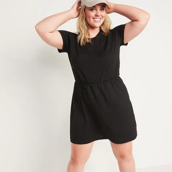 Old Navy Dresses & Skirts - Old Navy Waist-Defined Slub-Knit T-Shirt Dress for Women New